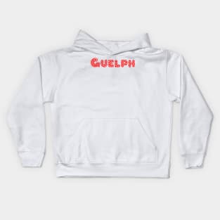 Guelph - Funky Font Kids Hoodie